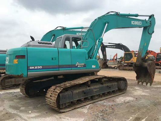 Cina Mesin Mitsubishi 23ton Berat SK230-6 Excavator Kobelco Bekas pemasok