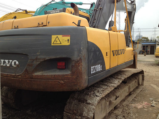 70% Kemampuan Menanjak Volvo EC210BLC 2014 Tahun Mesin Excavator Bekas pemasok