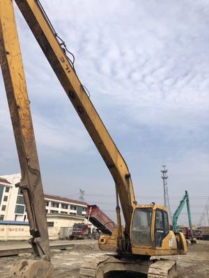 Ukuran Sepatu 600mm 21M Long Boom Hyundai R210-5D Mesin Excavator Bekas pemasok