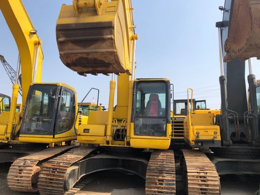 5.5km / H Kecepatan 107KW PC220-7 Crawler Digunakan Komatsu Excavator pemasok