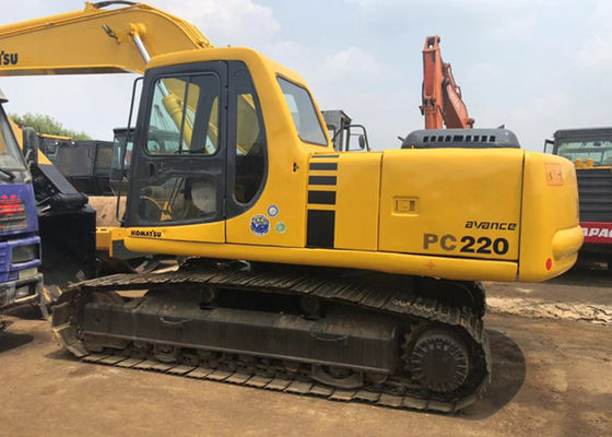 Max Digging Radius 9.09m 22000kgs PC220 Old Komatsu Excavator pemasok