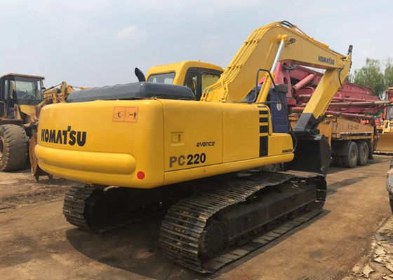 Max Digging Radius 9.09m 22000kgs PC220 Old Komatsu Excavator pemasok