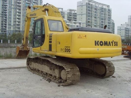 20 Ton 0.8cbm Bucket PC200-6 Long Reach Digunakan Komatsu Excavator pemasok