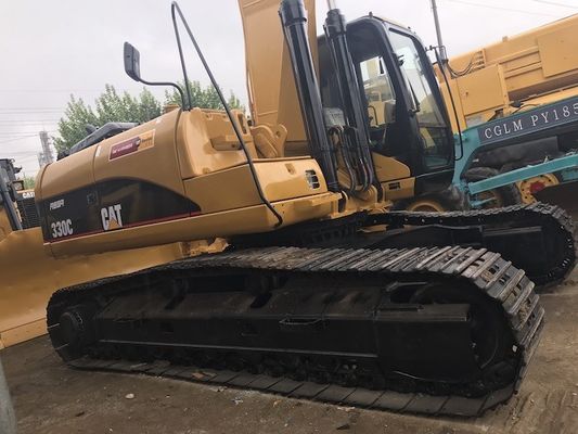 5.5km / H Kecepatan 0.8m3 Bucket Mini 330C Old Cat Excavator pemasok