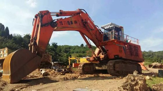 Ukuran Sepatu Tahun 2011 800mm 180 Ton EX1800 Excavator Hitachi Bekas pemasok