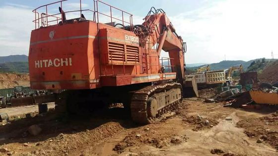 Ukuran Sepatu Tahun 2011 800mm 180 Ton EX1800 Excavator Hitachi Bekas pemasok