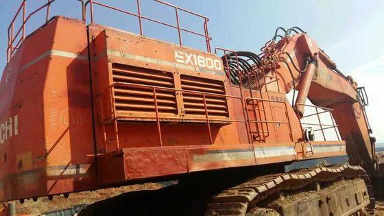 Ukuran Sepatu Tahun 2011 800mm 180 Ton EX1800 Excavator Hitachi Bekas pemasok