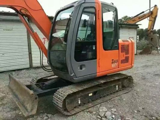 ZX60 Bucket 0.3m3 Kapasitas 6Ton Mini Hitachi Excavator Bekas pemasok