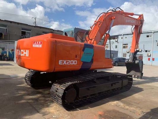 Jam Kerja 4074h 0.8cbm EX200-3 Excavator Hitachi Bekas pemasok