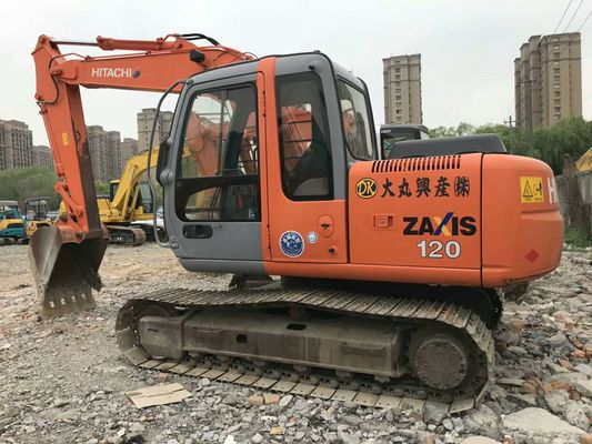 Ukuran Sepatu 600mm 2013 Tahun 12 Ton ZX120 Excavator Hitachi Bekas pemasok