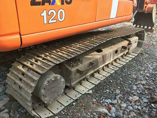Ukuran Sepatu 600mm 2013 Tahun 12 Ton ZX120 Excavator Hitachi Bekas pemasok