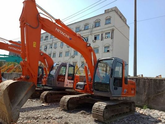 Ukuran Sepatu 600mm 2013 Tahun 12 Ton ZX120 Excavator Hitachi Bekas pemasok