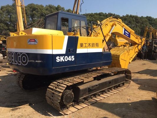 0,5m3 Bucket 12ton SK045 Excavator Kobelco Bekas pemasok