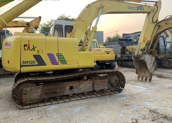 Ukuran Sepatu Bucket 0,5M3 600mm Sumitomo SH120 Mini Crawler Excavator pemasok