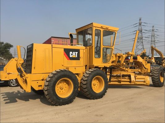 Kapasitas 10,3L 21000kg Caterpillar 120H Motor Grader Bekas pemasok