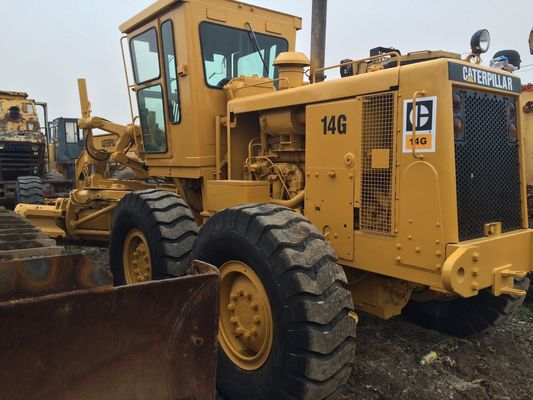134.2kw Max Power 18440kg Caterpillar 14G Digunakan Motor Grader pemasok
