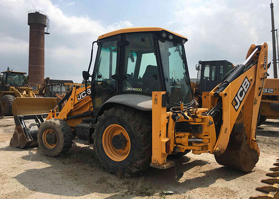 1m3 Bucket 2011 Tahun 72kw JCB 3CX Roller Jalan Tangan Kedua pemasok