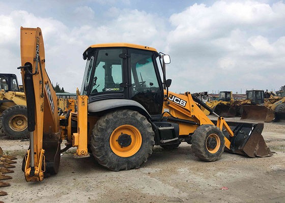 1m3 Bucket 2011 Tahun 72kw JCB 3CX Roller Jalan Tangan Kedua pemasok