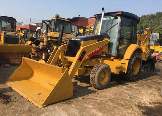 CAT 420F Backhoe Loader Bucket 3.3m3 Roller Jalan Tangan Kedua pemasok