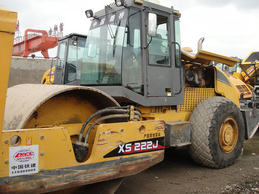 22000kg 30% Kemampuan Menanjak XCMG XS222J Roller Jalan Tangan Kedua pemasok