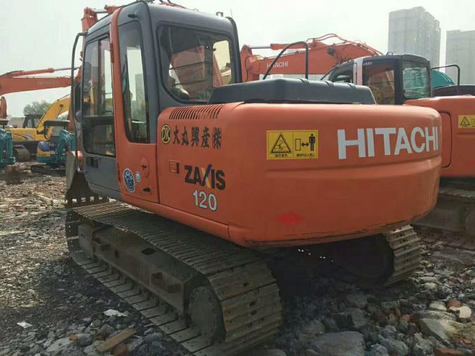 Ukuran Sepatu 600mm 2013 Tahun 12 Ton ZX120 Excavator Hitachi Bekas 2