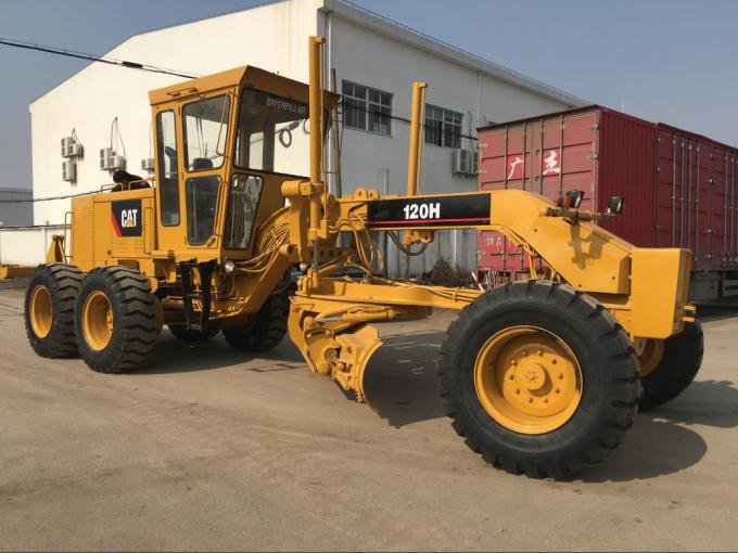 Kapasitas 10,3L 21000kg Caterpillar 120H Motor Grader Bekas 0