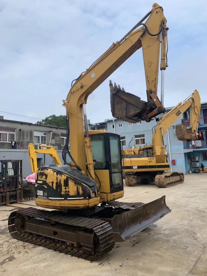11.3rpm Kemampuan Menanjak Japan Heavy Duty 308B CAT Excavator Bekas 0