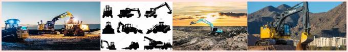 Perpindahan 5.9L Wheel Loader Komatsu WA300 Depan Digunakan 0