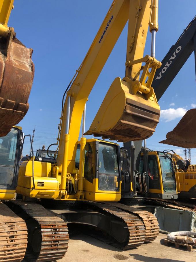 5.5km / H Kecepatan 107KW PC220-7 Crawler Digunakan Komatsu Excavator 3
